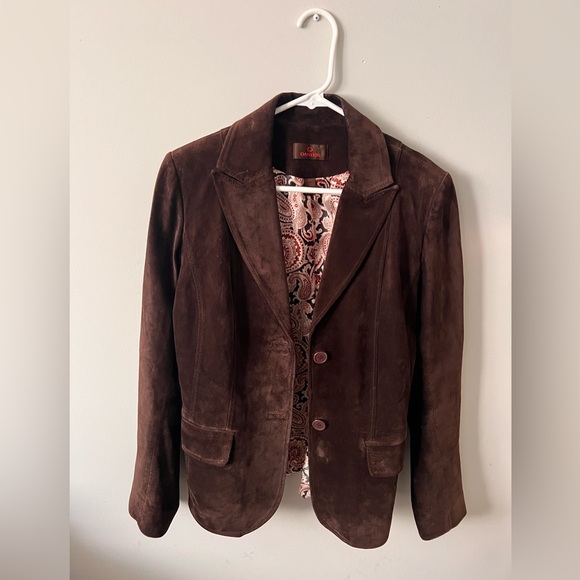 Danier Jackets & Blazers - Danier Brown Suede Women’s Jacket | Size Medium